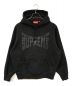 Supreme（シュプリーム）の古着「rhinestone shadow hooded sweatshirt」｜ブラック