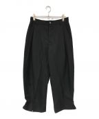 Knuth Marfクヌースマーフ）の古着「front slit pants」｜ブラック