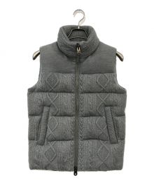 Junhashimoto（ジュンハシモト）の古着「KNIT DOWN VEST」｜グレー