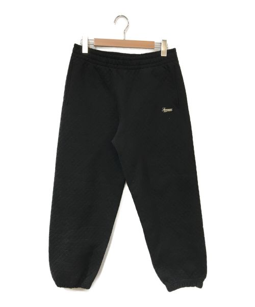 SUPREME（シュプリーム）SUPREME (シュプリーム) Quilted Sweatpant ブラック サイズ:Sの古着・服飾アイテム