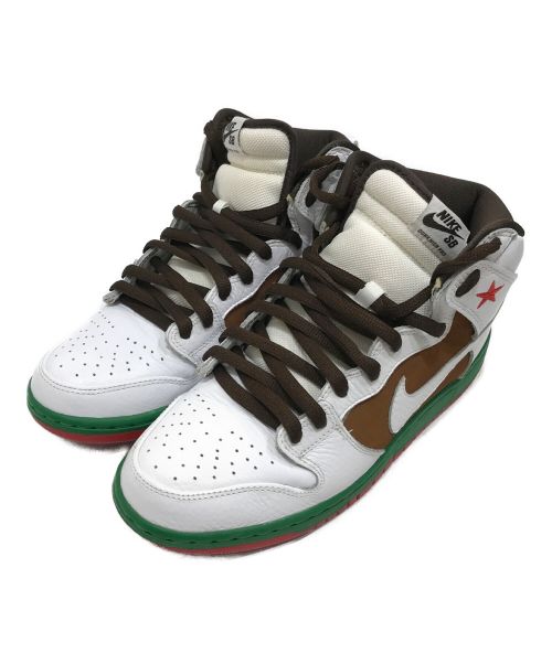 NIKE SB（ナイキエスビー）NIKE SB (ナイキエスビー) DUNK HIGH PREMIUM ホワイト×ブラウン サイズ:28.5㎝の古着・服飾アイテム