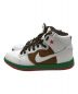 NIKE SB (ナイキエスビー) DUNK HIGH PREMIUM ホワイト×ブラウン サイズ:28.5㎝：15800円