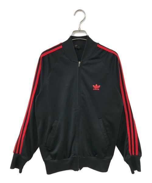 adidas（アディダス）adidas (アディダス) ATPトラックジャケット ブラック×レッド サイズ:Mの古着・服飾アイテム