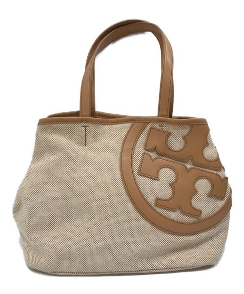 TORY BURCH（トリーバーチ）TORY BURCH (トリーバーチ) キャンバストートバッグ ブラウンの古着・服飾アイテム