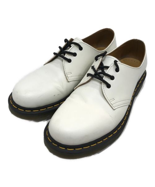 Dr.Martens（ドクターマーチン）Dr.Martens (ドクターマーチン) 3ホールシューズ ホワイト サイズ:UK8の古着・服飾アイテム