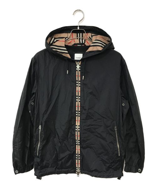 BURBERRY LONDON（バーバリーロンドン）BURBERRY LONDON (バーバリー ロンドン) フーデットジャケット ブラック サイズ:46の古着・服飾アイテム