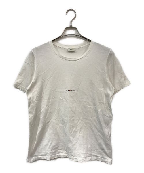 Saint Laurent Paris（サンローランパリ）Saint Laurent Paris (サンローランパリ) プリントTシャツ ホワイト サイズ:Ｌの古着・服飾アイテム