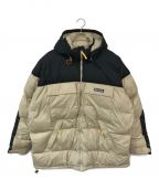 Columbiaコロンビア）の古着「Ballistic Ridge Oversized Puffer JKT」｜ベージュ×ブラック