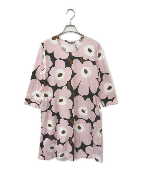 marimekko（マリメッコ）marimekko (マリメッコ) カットソーワンピース ピンク サイズ:Sの古着・服飾アイテム