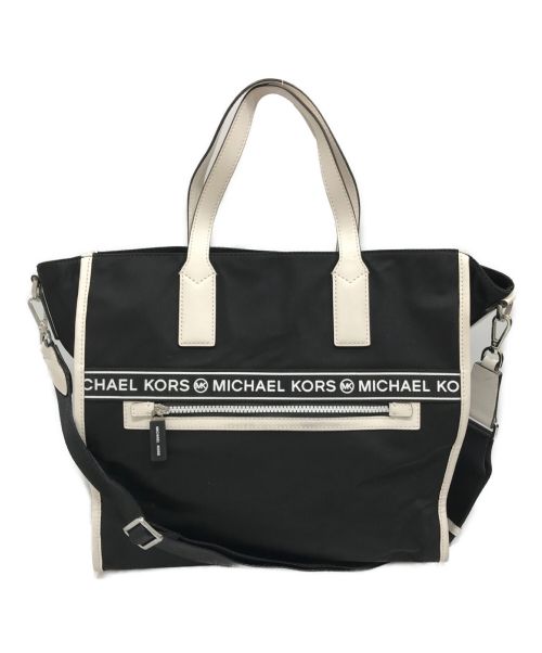 MICHAEL KORS（マイケルコース）MICHAEL KORS (マイケルコース) 2WAYトートバッグ ブラックの古着・服飾アイテム