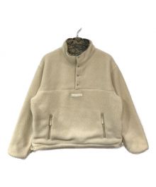 SUPREME（シュプリーム）の古着「Polartec Shearling Reversible Pullover」｜グレー×アイボリー