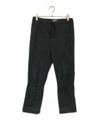 AURALEEオーラリー）の古着「SUVIN HIGH COUNT CLOTH QUILTING PANTS」｜ブラック