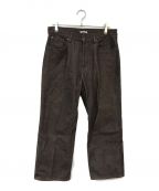 AURALEEオーラリー）の古着「HARD TWIST DENIM 5P PANTS」｜ブラウン