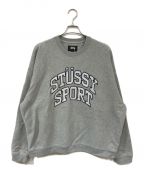 stussyステューシー）の古着「オーバースウェット」｜グレー