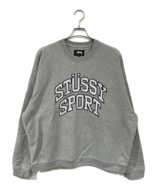 stussy（ステューシー）stussy (ステューシー) オーバースウェット グレー サイズ:Lの古着・服飾アイテム