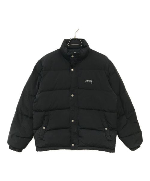 stussy（ステューシー）stussy (ステューシー) SOLID PUFFER JACKET ブラック サイズ:Mの古着・服飾アイテム