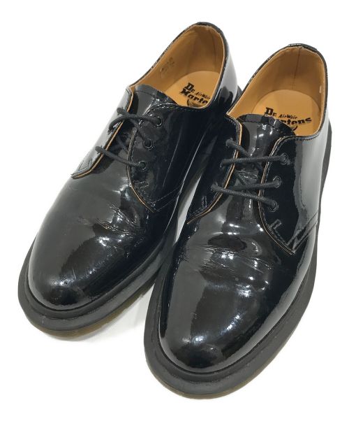 Dr.Martens（ドクターマーチン）Dr.Martens (ドクターマーチン) BEAMS (ビームス) エナメルシューズ ブラック サイズ:UK7の古着・服飾アイテム