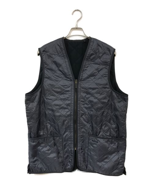 Barbour（バブアー）Barbour (バブアー) POLARQUILT WAISTCOAT ZIP IN LINER ネイビー サイズ:Lの古着・服飾アイテム