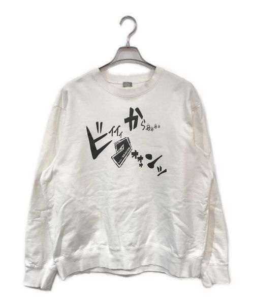 kolor/BEACON（カラービーコン）kolor/BEACON (カラービーコン) プリント SWEAT ホワイト サイズ:3の古着・服飾アイテム