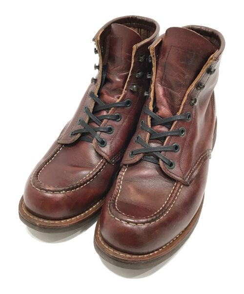 RED WING（レッドウィング）RED WING (レッドウィング) モックトゥブーツ ブラウン サイズ:27.0cmの古着・服飾アイテム