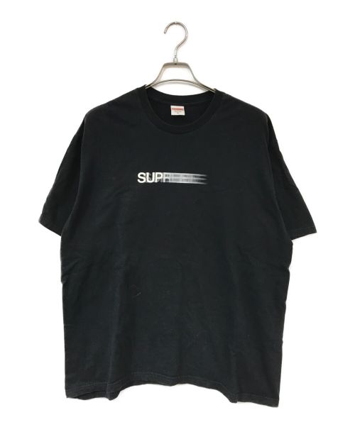 SUPREME（シュプリーム）SUPREME (シュプリーム) motion logo tee（モーションロゴティー） ブラック サイズ:XLの古着・服飾アイテム