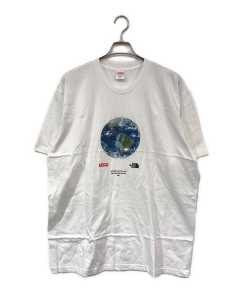 SUPREME（シュプリーム）SUPREME (シュプリーム) THE NORTH FACE (ザ ノース フェイス) One World Tee ホワイト サイズ:XLの古着・服飾アイテム