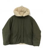 CHUMSチャムス）の古着「A-Line Boa Jacket」｜カーキ