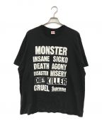 SUPREMEシュプリーム）の古着「Monster tee」｜ブラック