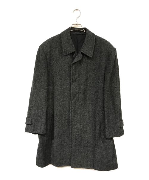 COMME des GARCONS HOMME DEUX（コムデギャルソン オム ドゥ）COMME des GARCONS HOMME DEUX (コムデギャルソン オム ドゥ) ウールステンカラーコート グレー サイズ:Lの古着・服飾アイテム