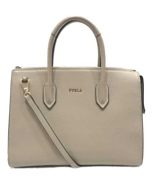 FURLA（フルラ）FURLA (フルラ) 2WAYショルダーバッグ ベージュの古着・服飾アイテム