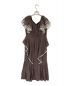 HER LIP TO (ハーリップトゥ) Cutwork Embroidery Angel Sleeve Dress ブラウン サイズ:M：7000円