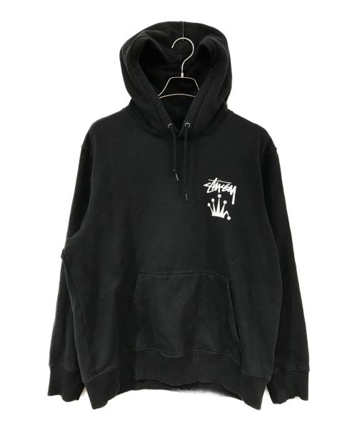 stussy（ステューシー）stussy (ステューシー) STOCK CROWN FOOD ブラック サイズ:Ｍの古着・服飾アイテム