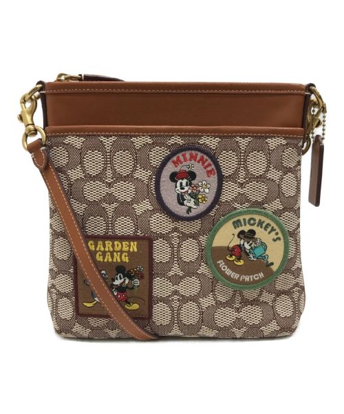 COACH（コーチ）COACH (コーチ) Disney (ディズニー) ショルダーバッグ ブラウンの古着・服飾アイテム