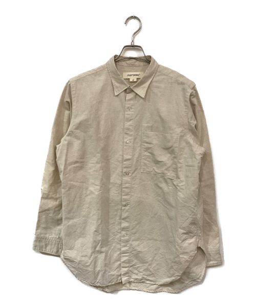 Nordisk（ノルディスク）Nordisk (ノルディスク) レギュラーカラーシャツ ベージュ サイズ:48の古着・服飾アイテム