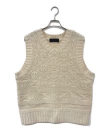 th products（ティーエイチプロダクツ）の古着「Hunting Knit Vest」｜ホワイト