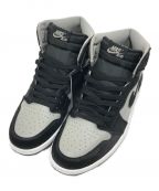 NIKEナイキ）の古着「WMNS AIR JORDAN 1 RETRO HI OG MEDIUM GREY」｜ブラック×グレー