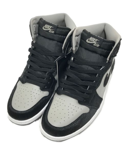 NIKE（ナイキ）NIKE (ナイキ) WMNS AIR JORDAN 1 RETRO HI OG MEDIUM GREY ブラック×グレー サイズ:28.0㎝の古着・服飾アイテム