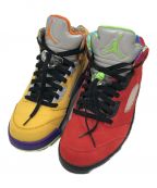 NIKEナイキ）の古着「AIR JORDAN 5 WHAT THE」｜レッド×イエロー