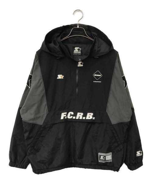 F.C.R.B.（エフシーアールビー）F.C.R.B. (エフシーアールビー) Starter BLACK LABEL (スターターブラックレーベル) ANORAK JACKET ブラック サイズ:XLの古着・服飾アイテム