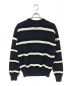 SOPHNET.（ソフネット）の古着「BORDER CREWNECK KNIT」｜ネイビー