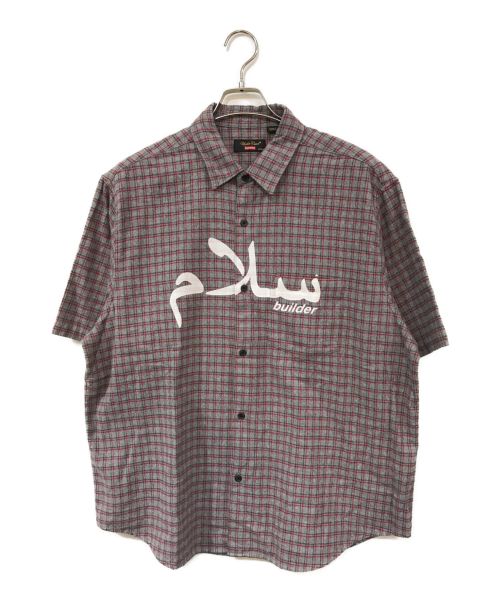 SUPREME（シュプリーム）SUPREME (シュプリーム) UNDERCOVER (アンダーカバー) S/S FLANNEL SHIRT グレー サイズ:Mの古着・服飾アイテム