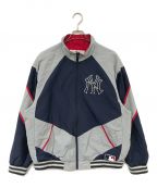 SUPREMEシュプリーム）の古着「New York Yankees Track Jacket」｜グレー×ネイビー