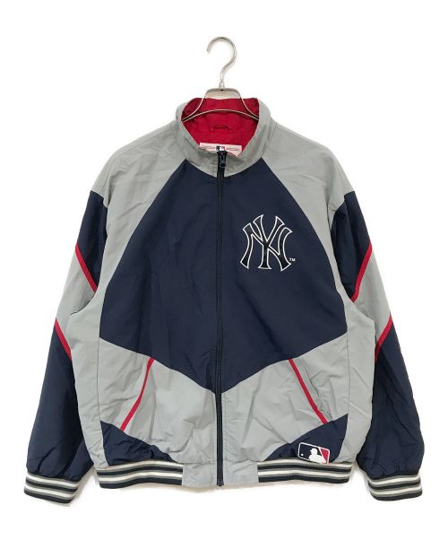 SUPREME（シュプリーム）Supreme (シュプリーム) New York Yankees Track Jacket グレー×ネイビー サイズ:XLの古着・服飾アイテム