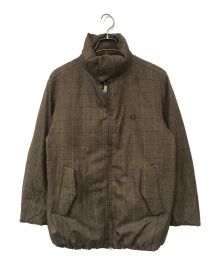 FRED PERRY（フレッドペリー）の古着「HARRINGTON DOWN JACKET」｜ブラウン