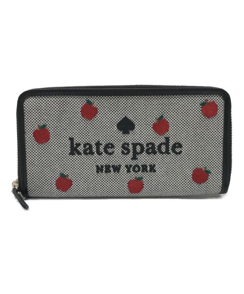 Kate Spade（ケイトスペード）Kate Spade (ケイトスペード) 長財布 グレーの古着・服飾アイテム