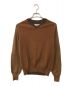 Maison Margiela（メゾンマルジェラ）の古着「Reshuffling V neck knit」｜ブラウン