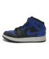 NIKE (ナイキ) AIR JORDAN 1 MID GS ブルー×ブラック サイズ:23.5cm：5000円