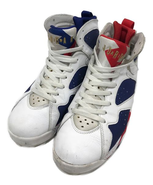 NIKE（ナイキ）NIKE (ナイキ) AIR JORDAN 7 RETRO ホワイト×ブルー サイズ:27cmの古着・服飾アイテム