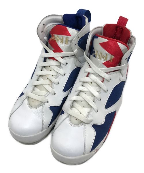 NIKE（ナイキ）NIKE (ナイキ) AIR JORDAN 7 RETRO ホワイト×ブルー サイズ:25cmの古着・服飾アイテム