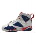 NIKE (ナイキ) AIR JORDAN 7 RETRO ホワイト×ブルー サイズ:25cm：4480円